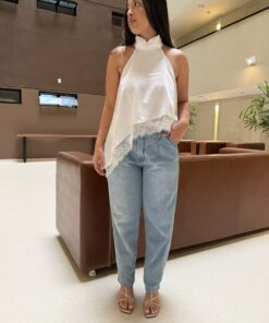 Calça Jeans Ballon