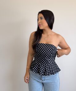 Bata Aline Peplum Poá