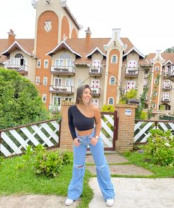 Cropped California Lurex Preto - Imagem 3