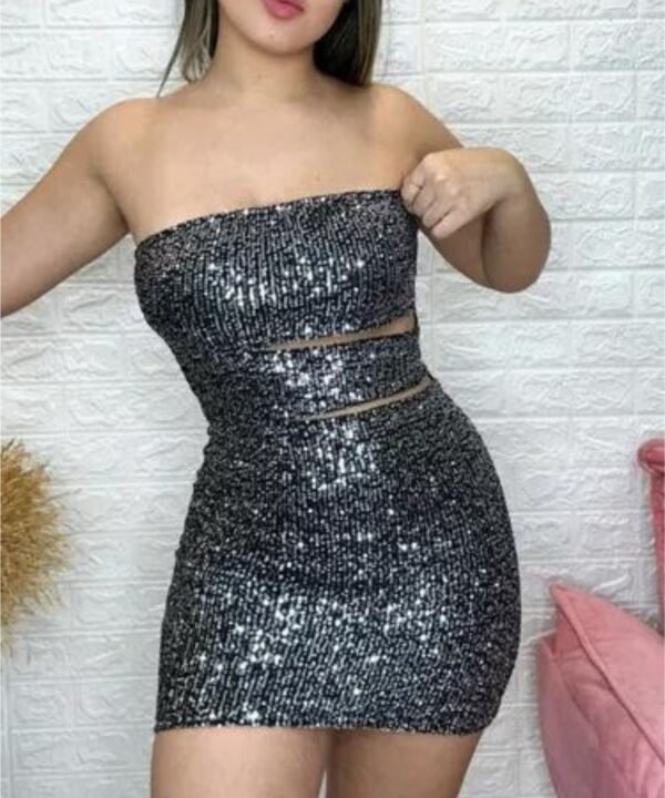 Vestido Paetê Tomara Que Caia - Imagem 9