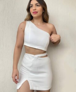 Conjunto alfaiataria manga única