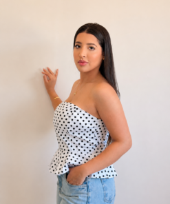 Bata Aline Peplum Poá - Imagem 2
