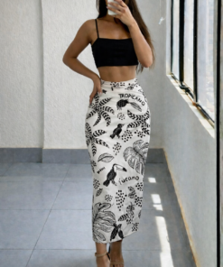 Saia Midi Suplex Tropical - Imagem 4
