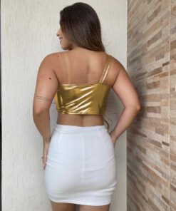 Cropped metalizado recortes carnaval - Imagem 10