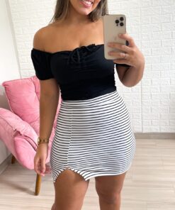 Fenda única listrada