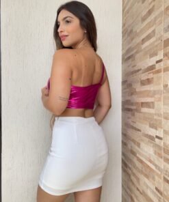 Shorts saia bengaline assimétrica - Imagem 3