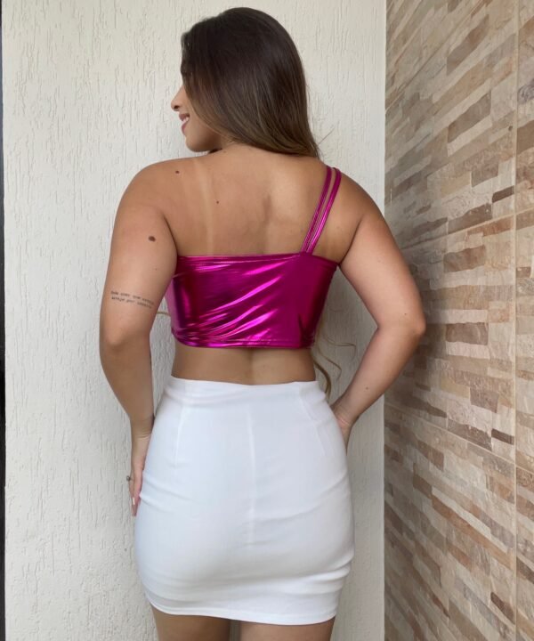 Cropped metalizado recortes carnaval - Imagem 7