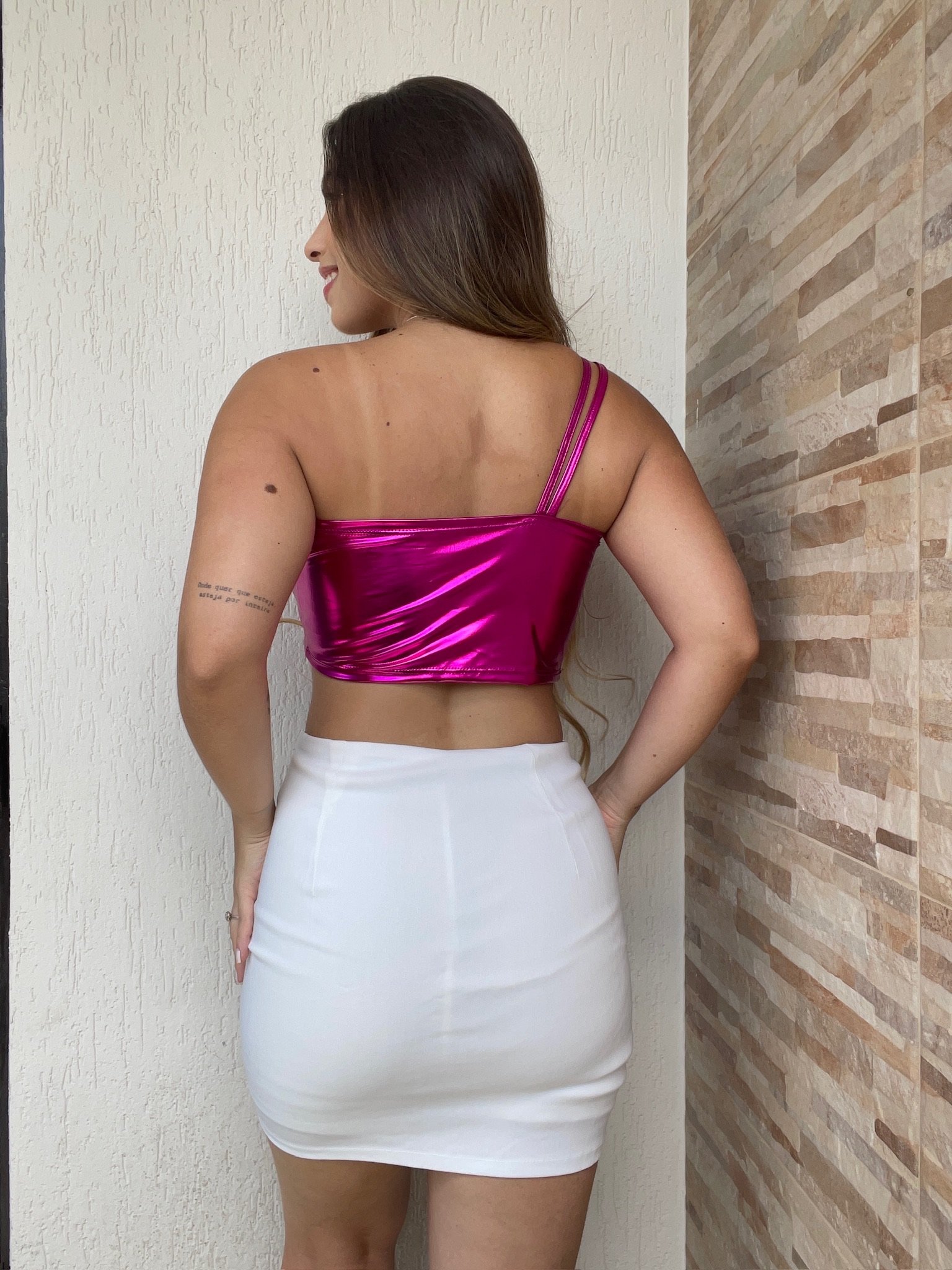 Cropped metalizado recortes carnaval - Imagem 7
