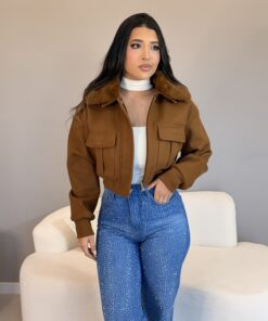 Jaqueta Lã Batida Forrada - Imagem 4