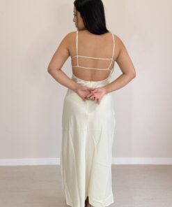Alternative view of Vestido Sara Acetinado