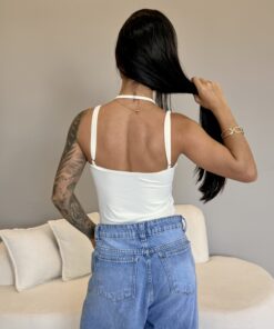 Alternative view of Cropped Loren Poliamida