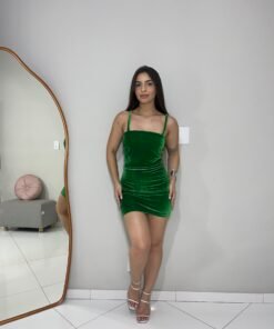 Vestido Veludo Alcinha - Imagem 3