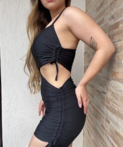 Vestido Eliza com Drapeado - Imagem 10