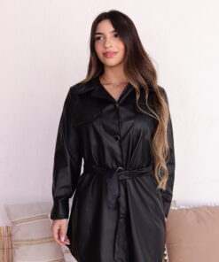 Alternative view of Trench Coat com Cinto
