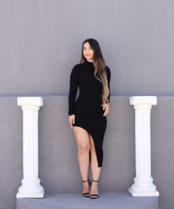 Vestido Mia Com Fenda Frontal