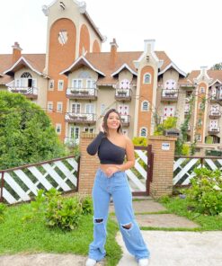 Cropped California Lurex Preto