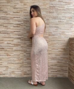 Vestido Midi Paetê - Imagem 5
