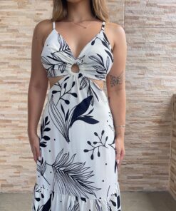 Vestido longo florido - Imagem 2