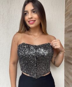 Corselet Anahi Paetê - Imagem 3