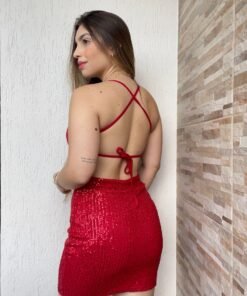 Vestido Scarlet Paetê - Imagem 3