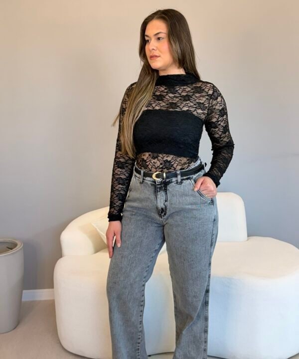 Body renda francesa - Imagem 4