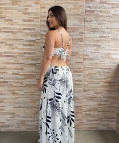 Vestido longo florido - Imagem 3