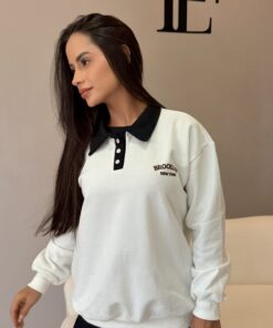 Moletom Brooklyn Botões
