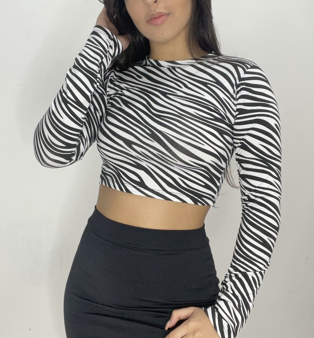 Cropped Zebra Manga Longa - Imagem 4