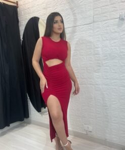 Vestido Canelado Santorini - Imagem 3