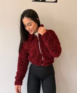 Casaquinho teddy estilo cropped - Imagem 5