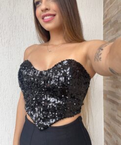 Corset Gabi Paetê - Imagem 12