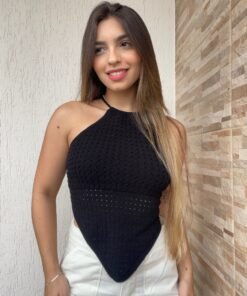Top amarração Tricot