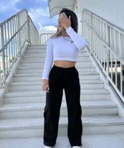 Cropped manga longa babe - Imagem 4