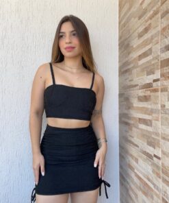 Conjunto Lurex Drapeado