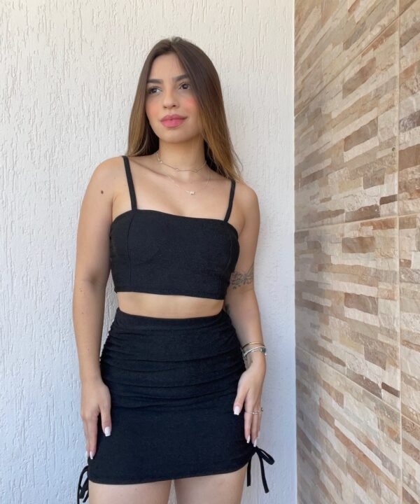 Conjunto Lurex Drapeado