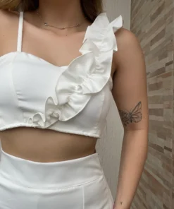 Cropped alfaiataria serena - Imagem 5
