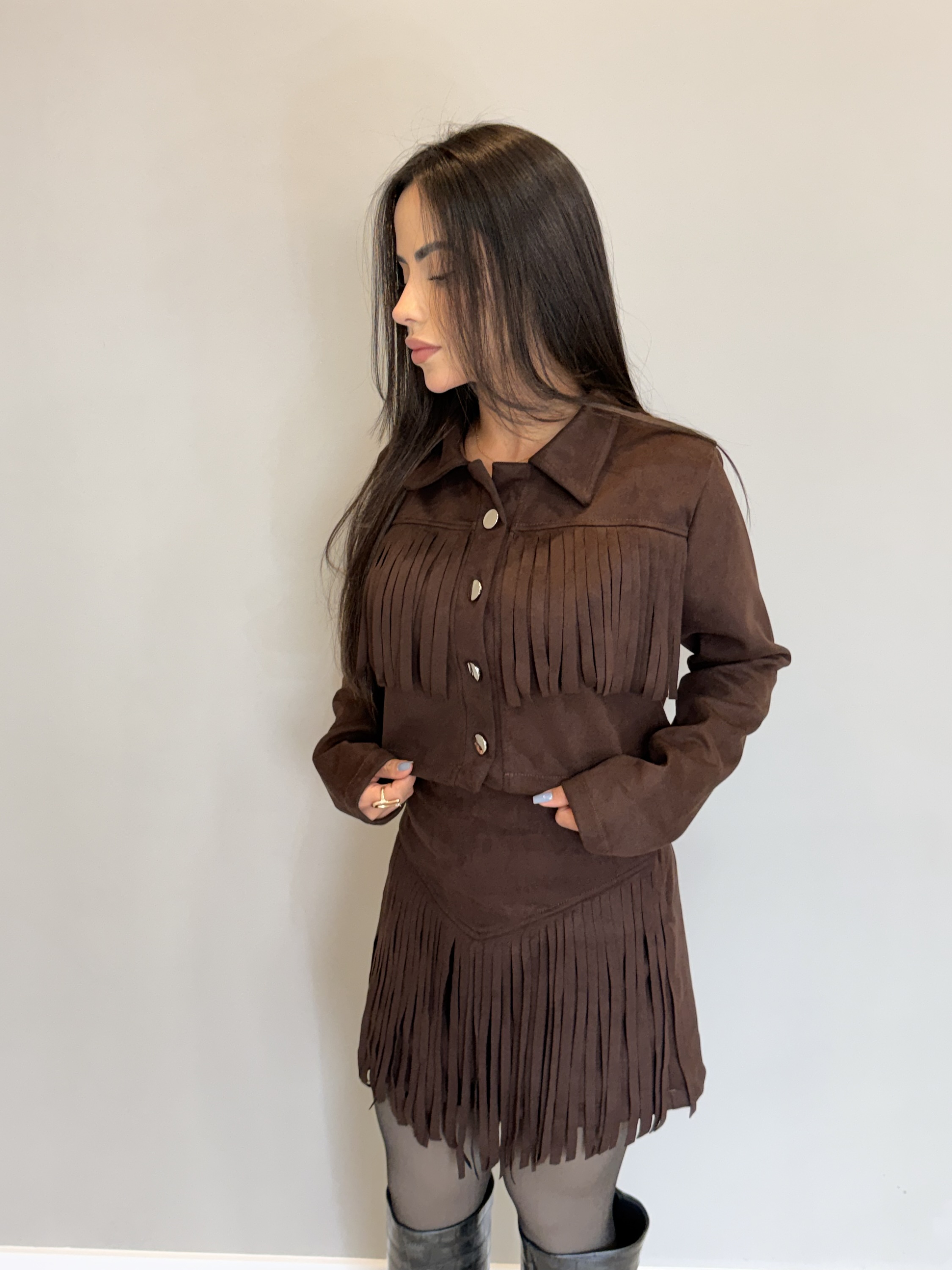 Conjunto Western com Franja