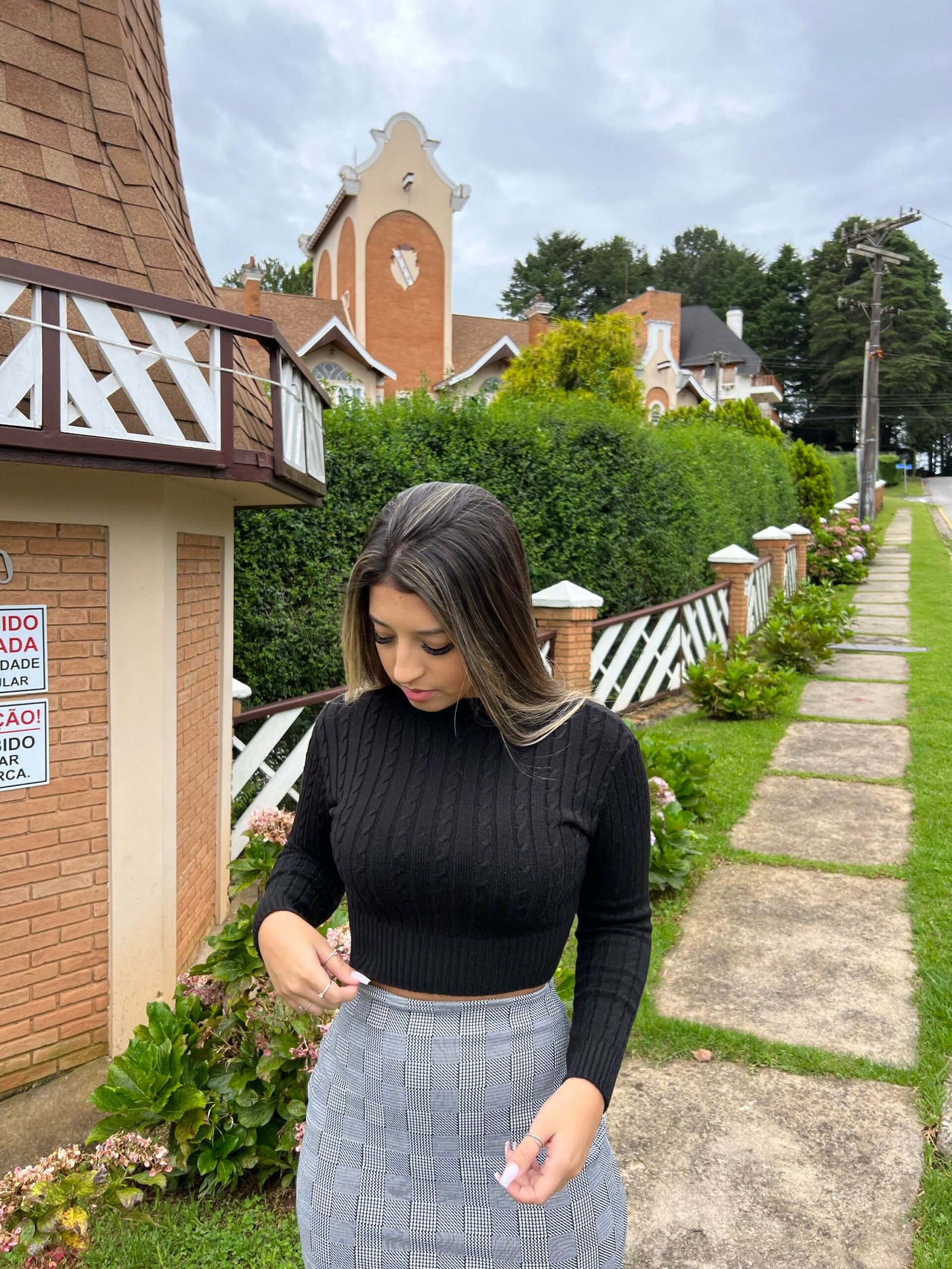 Cropped tricot manga longa - Imagem 7