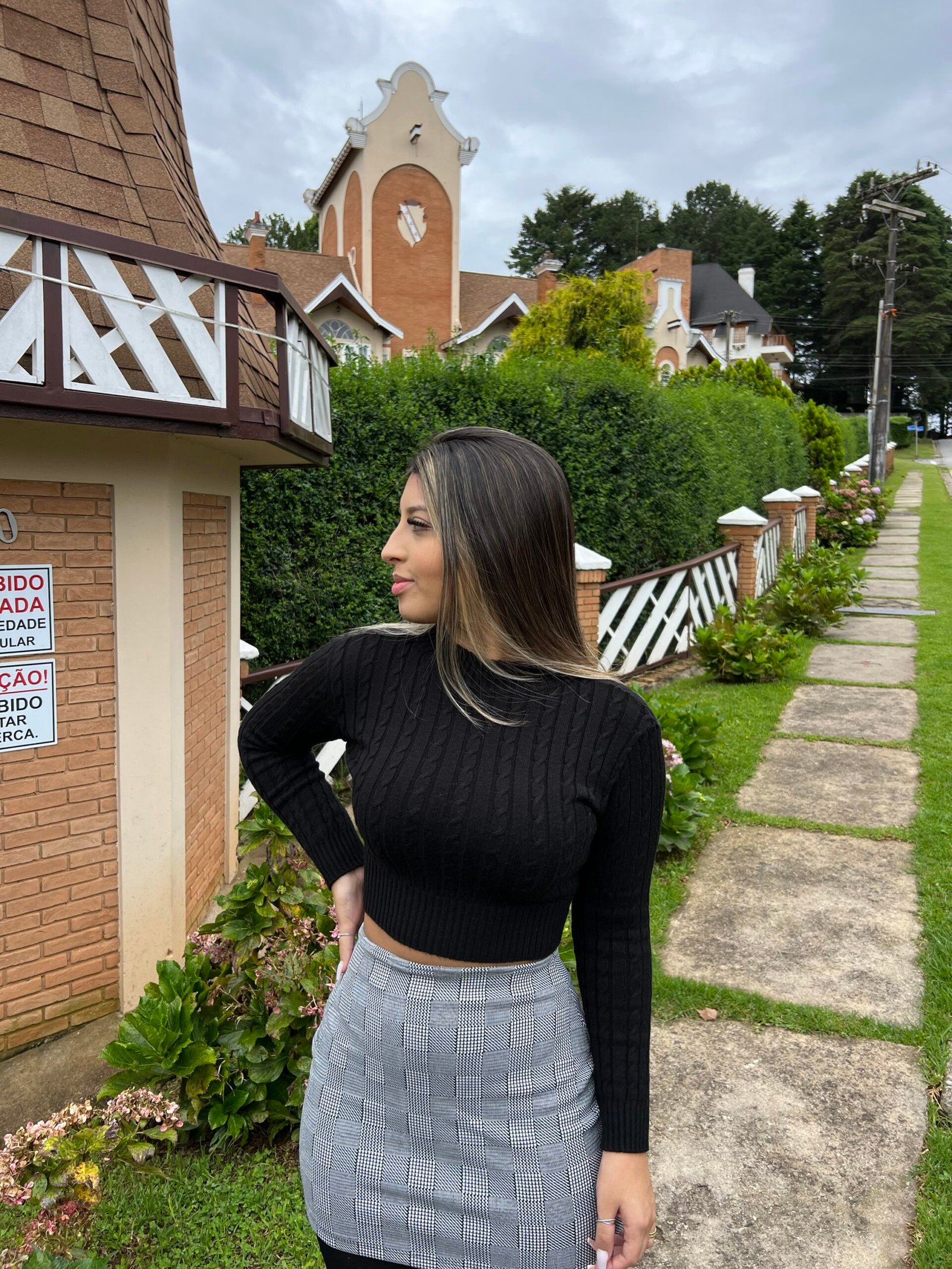 Cropped tricot manga longa - Imagem 6
