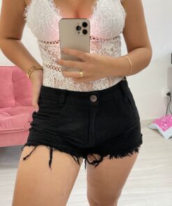 Shorts preto hot pants