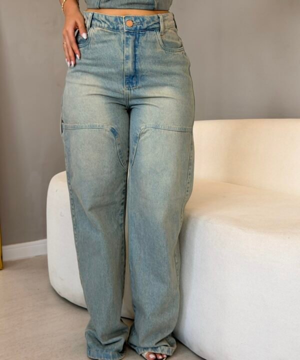 Calça Jeans kylie - Lavagem CLara