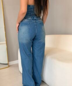 Calça Jeans kylie - Lavagem escura - Imagem 2