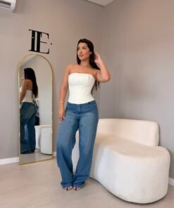 Calça Jeans kylie - Lavagem escura