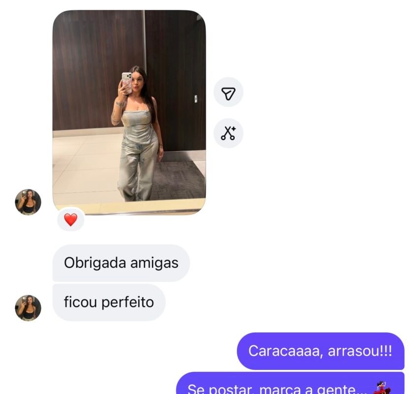 Avaliação de cliente – Conjunto Kylie Lavagem Clara