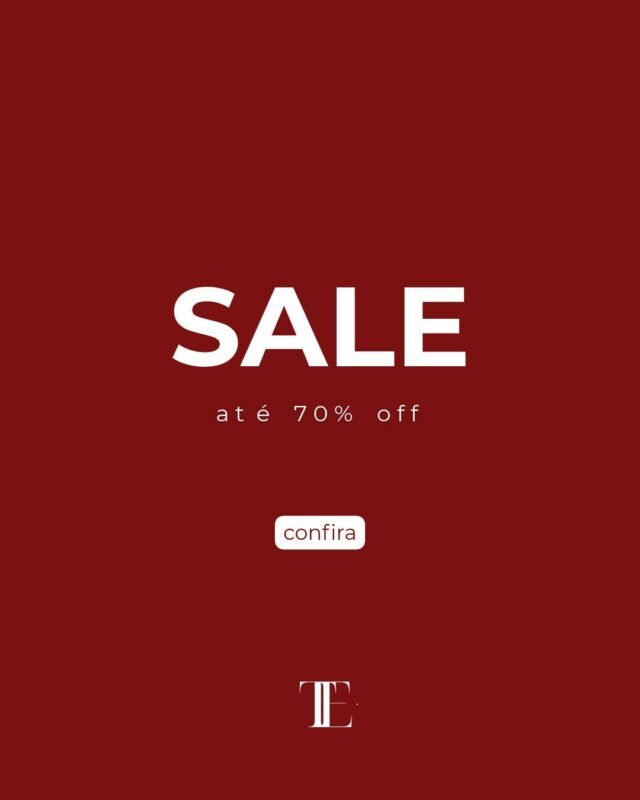 Sale: até 70% off