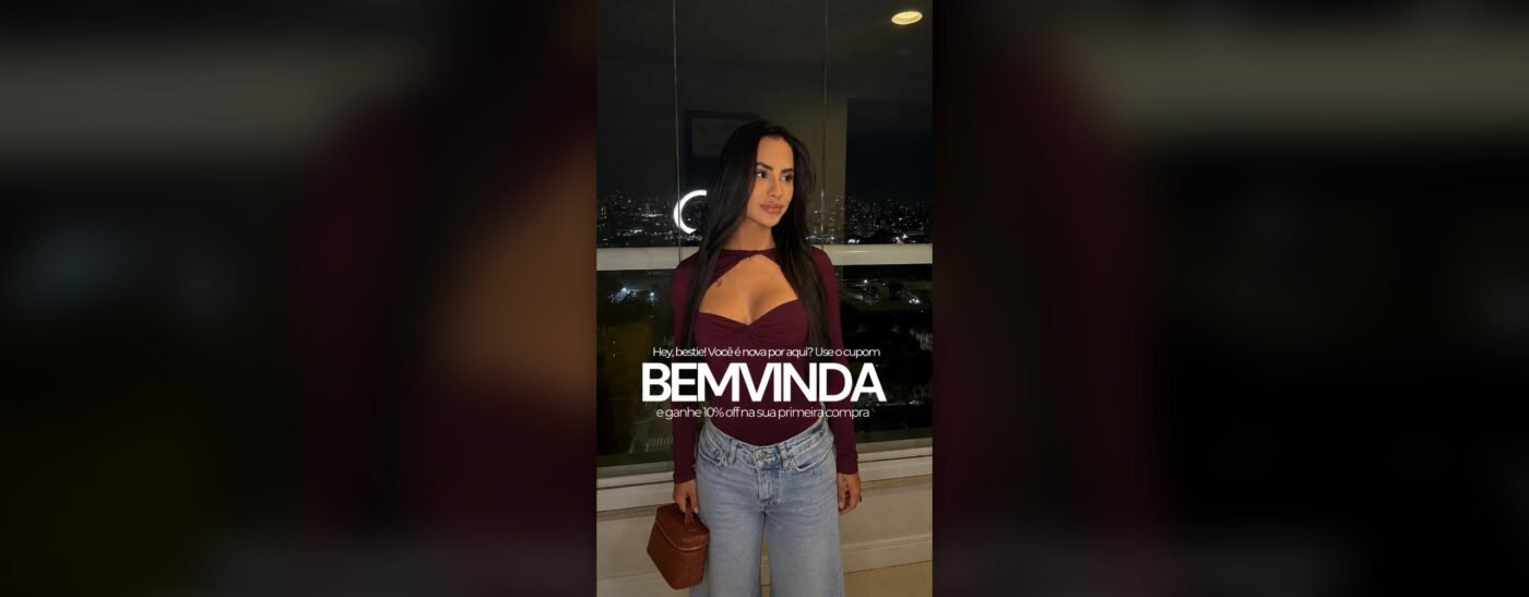 Cupom BEMVINDA: 10% off na primeira compra
