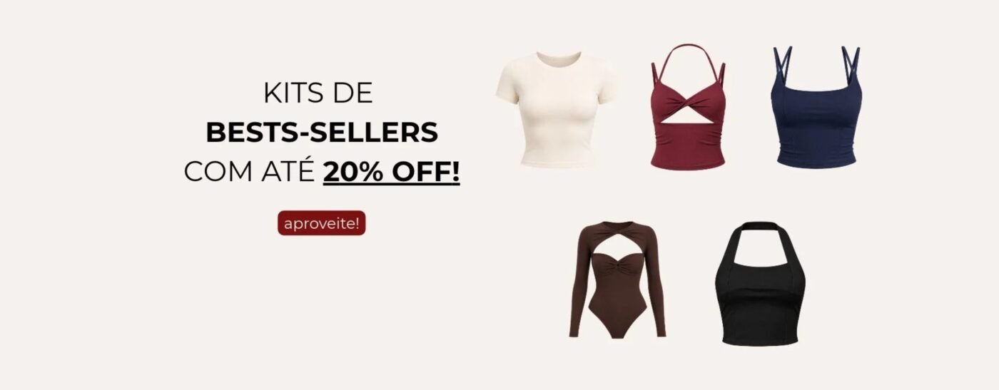 Kits de best-sellers com até 20% OFF - Monte seu Look